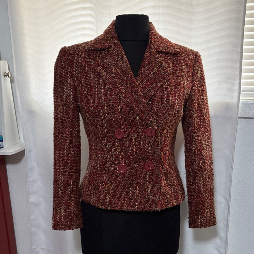 Women's Tweed Double-Breasted Jacket